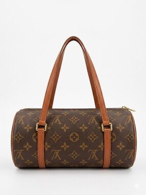Louis Vuitton Vintage Monogram Papillon 26 PM Barrel Bag - Authentic